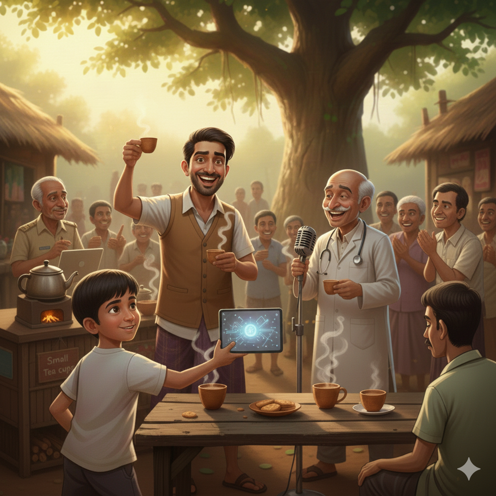 উল্টোপাড়ার চা কান্ড | বাংলা গ্রামীণ কমেডি মজার গল্প সিরিজ