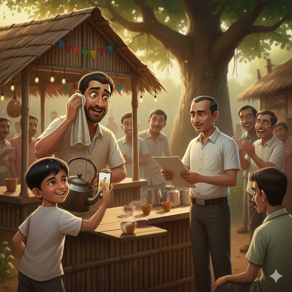 উল্টাপাড়ার চা-কাণ্ড (পার্ট – ১২): চা দোকানে সরকারি নোটিশ