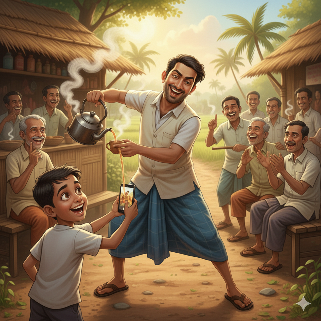 উল্টাপাড়ার চা-কাণ্ড (পার্ট – ৪): বাবলু চা মাস্টার – রিলস স্টার