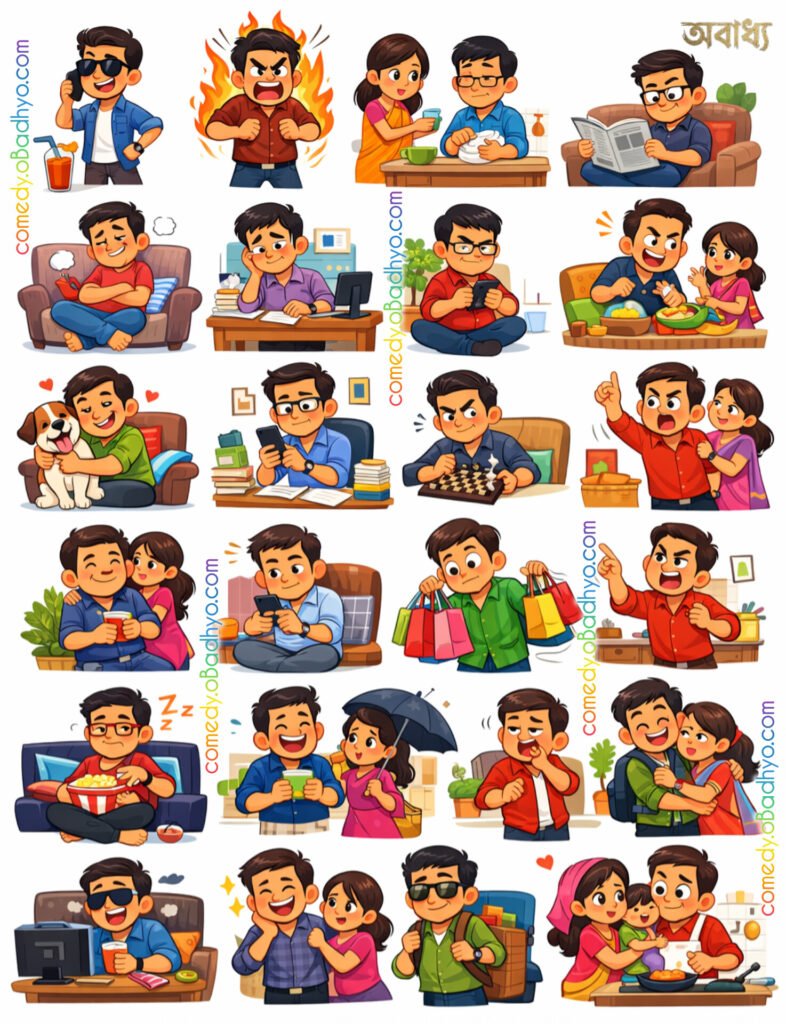 🧔‍♂️ স্বামীর ধরন: হাসি, বাস্তবতা আর সংসারের অদ্ভুত রসায়ন 😜🤣