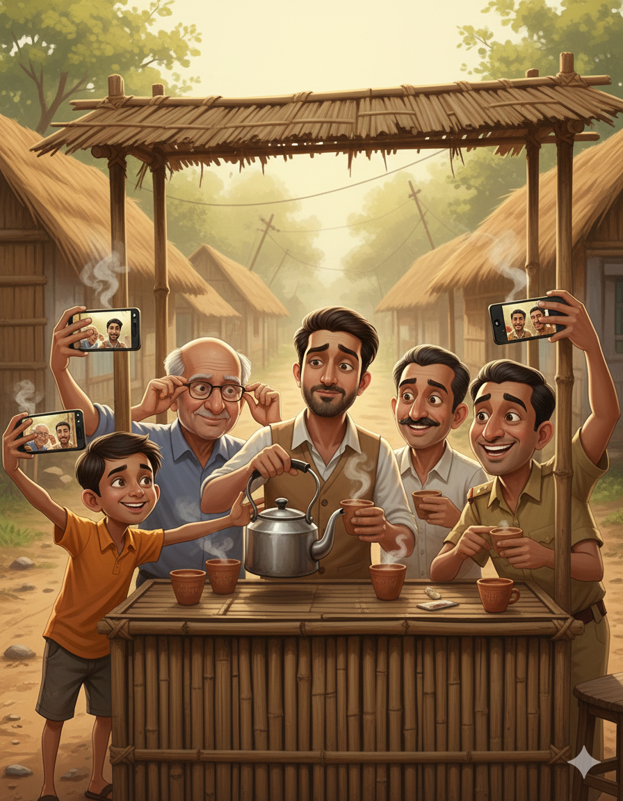 উল্টোপাড়ার চা-কাণ্ড (পার্ট – ১৭): সেলফি নিলে চা ঠান্ডা